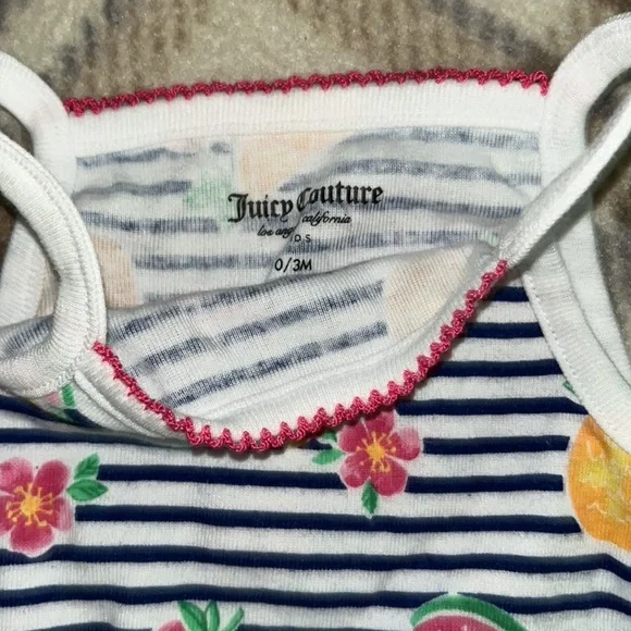 Juicy Couture Los Angeles California baby size 0-3 months KIDS RN#130323 - Picture 4 of 9